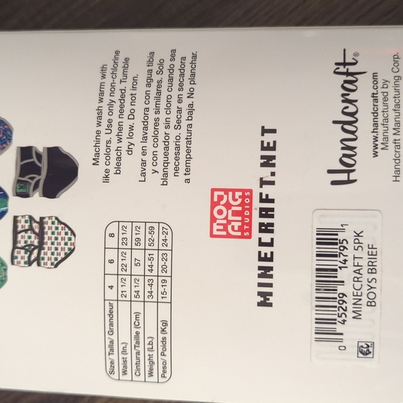 NWT Minecraft Briefs (5) - Picture 5 of 5